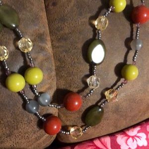 Vintage Glass Bead Necklace